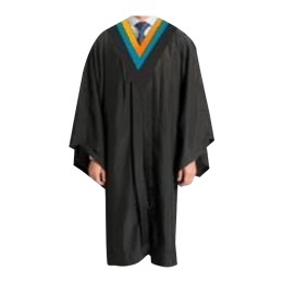 Personally Designed Christian Undergraduate Certificate Graduation Gown Christian International Training Center Orange Trim & Turkey Blue Graduation Shawl Black Graduation Gown DA593 Personally Designed Christian Undergraduate Certificate Graduation Gown Christian International Training Center Orange Trim & Turkey Blue Graduation Shawl Black Graduation Gown DA593